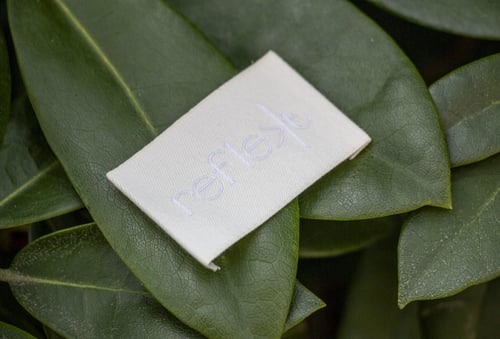 Reflekt Woven cotton label