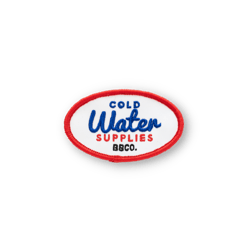 COLD WATER Woven Badge