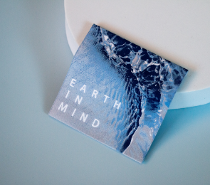 Earth In Mind collection woven label