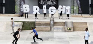 Skateboarders at Bright Berlin, Germany