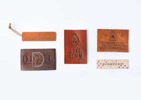 Leather label examples