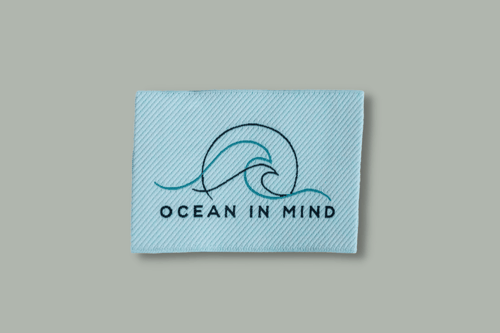 Ocean Day Woven Label