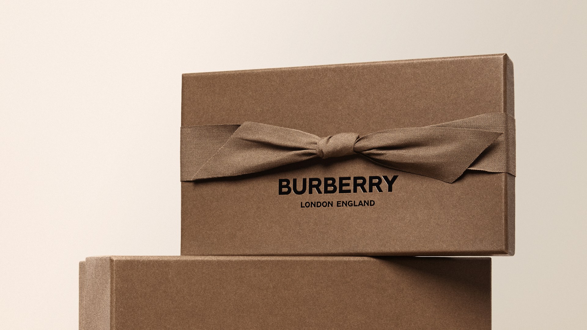 Eco friendly luxury packaging from Burberry London